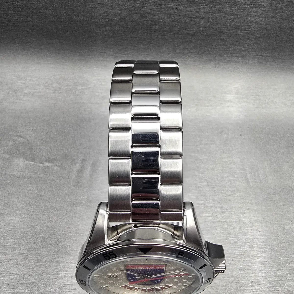 Bulova Caravelle 2022 Liberty Bowl Watch Men 46mm Silver Tone 43B172 New Battery4