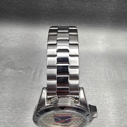 Bulova Caravelle 2022 Liberty Bowl Watch Men 46mm Silver Tone 43B172 New Battery4