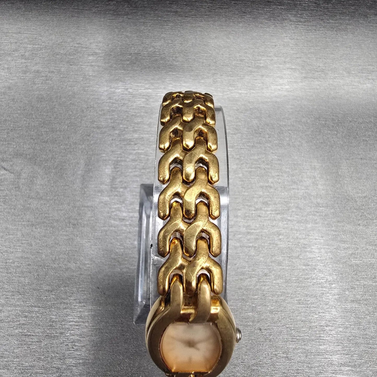 Seiko Watch Women 18mm Ivory Dial Gold Tone Oval 1N01-5C09 New Battery Vintage4