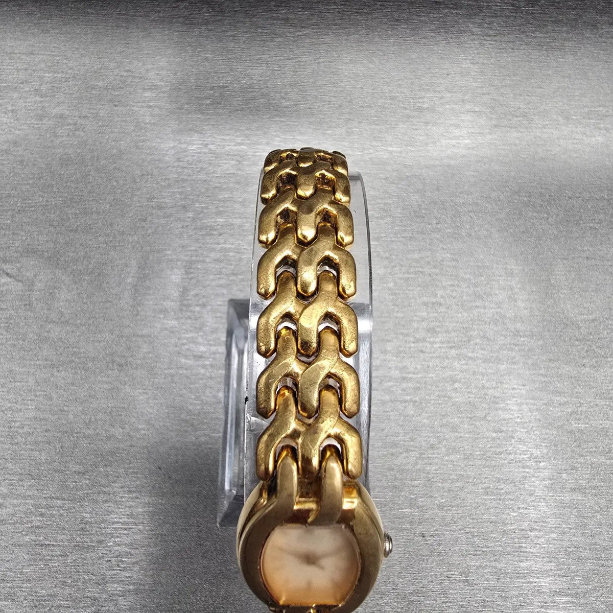 Seiko Watch Women 18mm Ivory Dial Gold Tone Oval 1N01-5C09 New Battery Vintage4