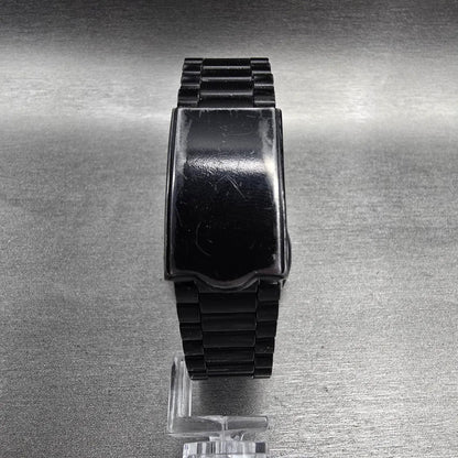 Seiko Lorus Watch Men 34mm Black Dial Black Tone Daydate Round Y143-7040 New Bat7