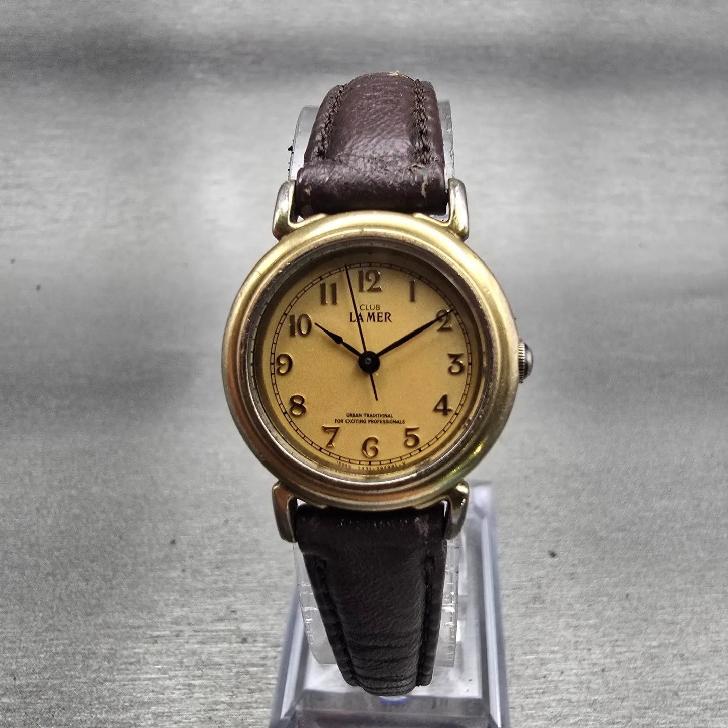 Citizen Club La Mer Watch Women 23mm Gold Dial Gold Tone 2931-295544 New Battery0