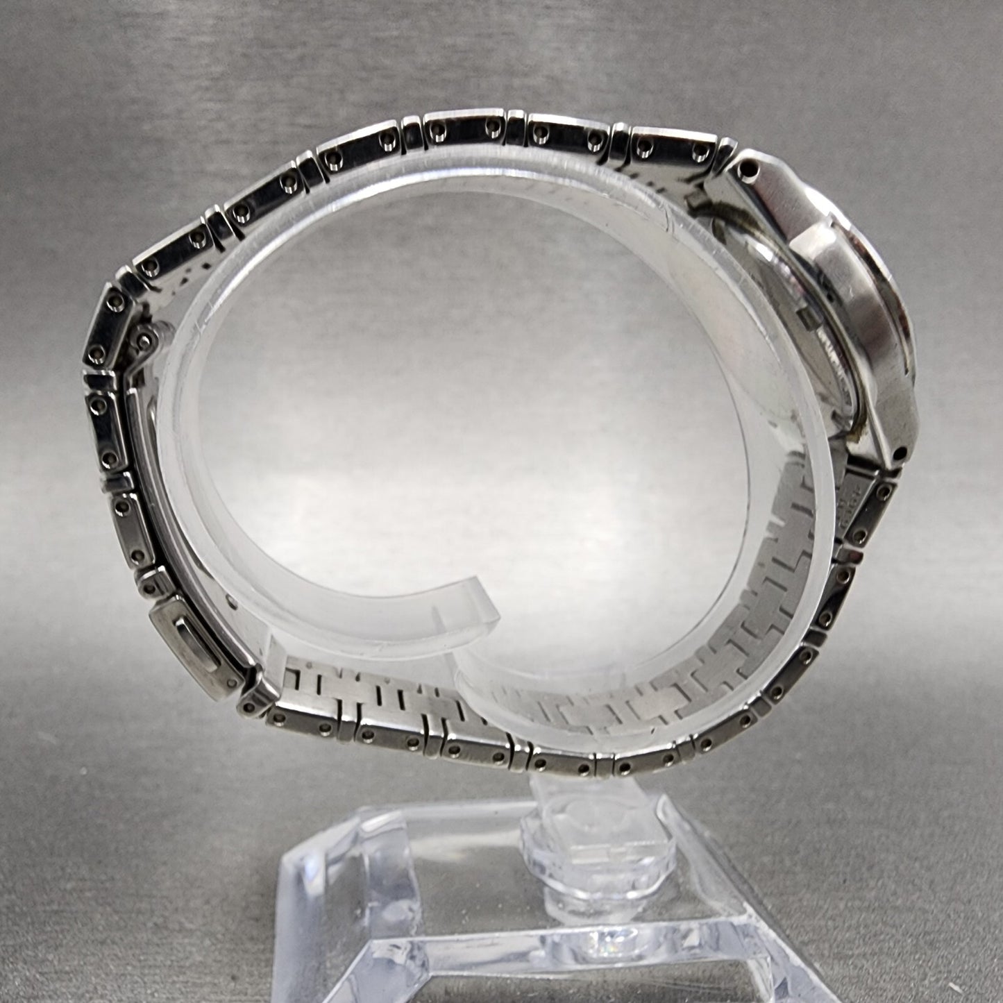 Seiko Watch Women 26mm White Dial Steel Date Round 7N826F50 New Battery8