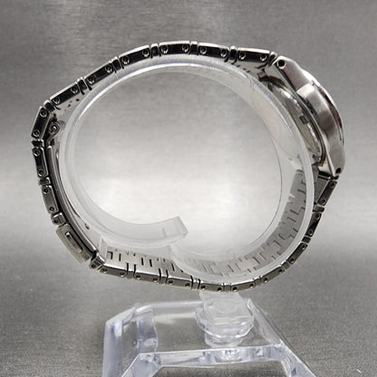 Seiko Watch Women 26mm White Dial Steel Date Round 7N826F50 New Battery8
