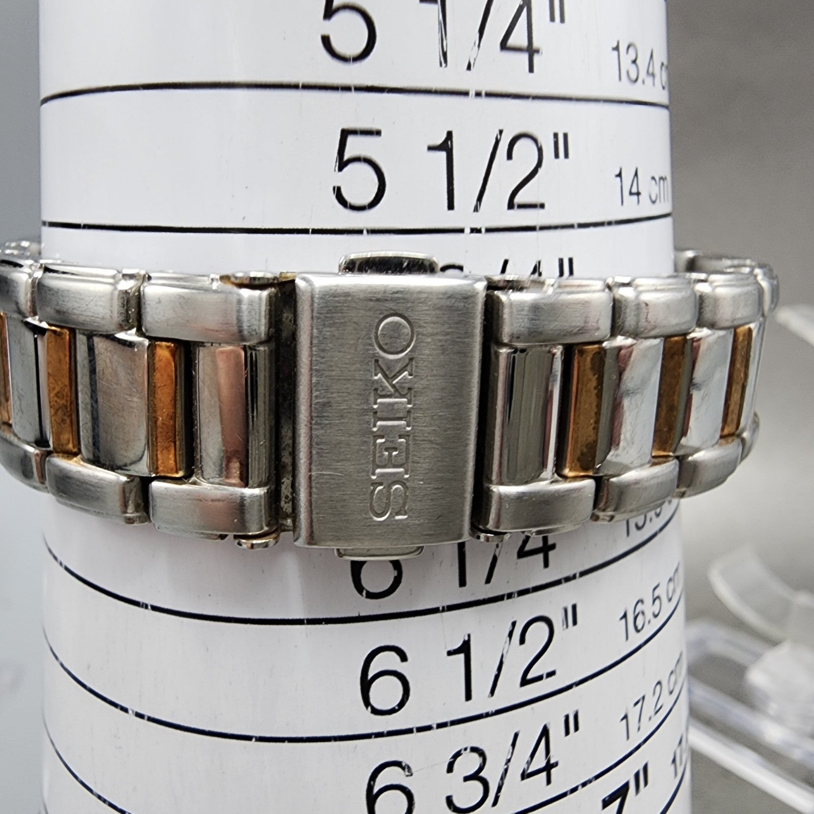 Seiko Coutura Watch Women 32mm MOP Dial Two Tone Round 6g2800g0 New Battery10