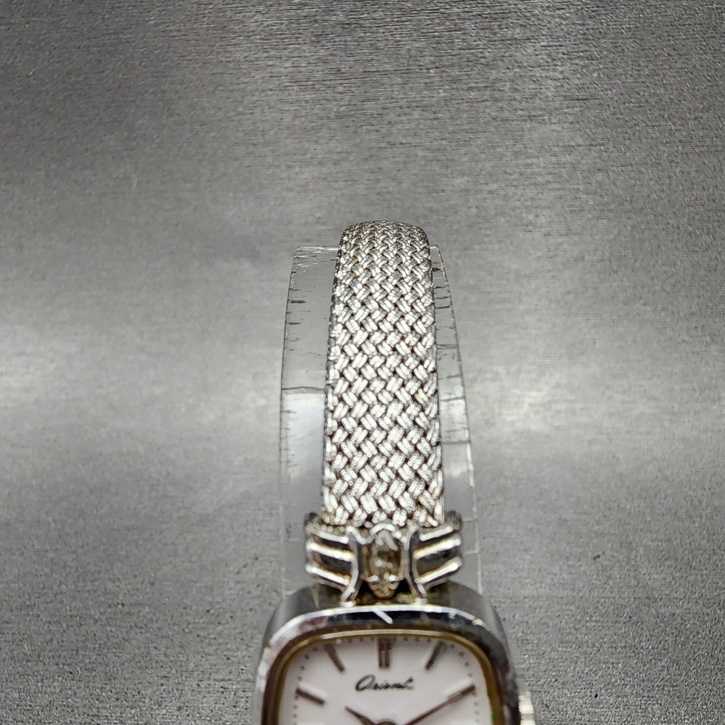 Orient Watch Women 18mm White Dial Silver Tone Rectangle A053Z540 New Battery4