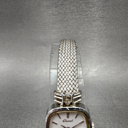 Orient Watch Women 18mm White Dial Silver Tone Rectangle A053Z540 New Battery4