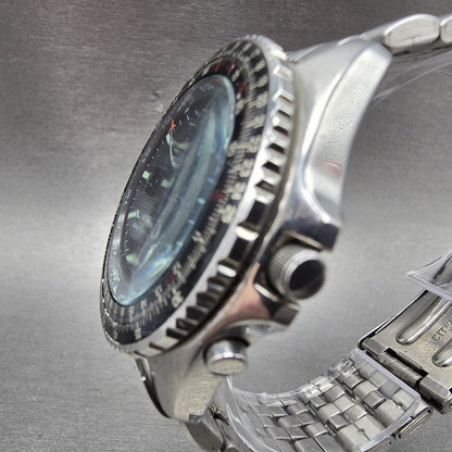Citizen Promaster Wingman Watch Men 41mm Black Dial Steel Ani Digi READ!! NewBat2