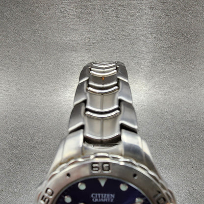 Citizen Watch Men 39mm Blue Dial Silver Tone Date 2510S92308 Round PARTS5