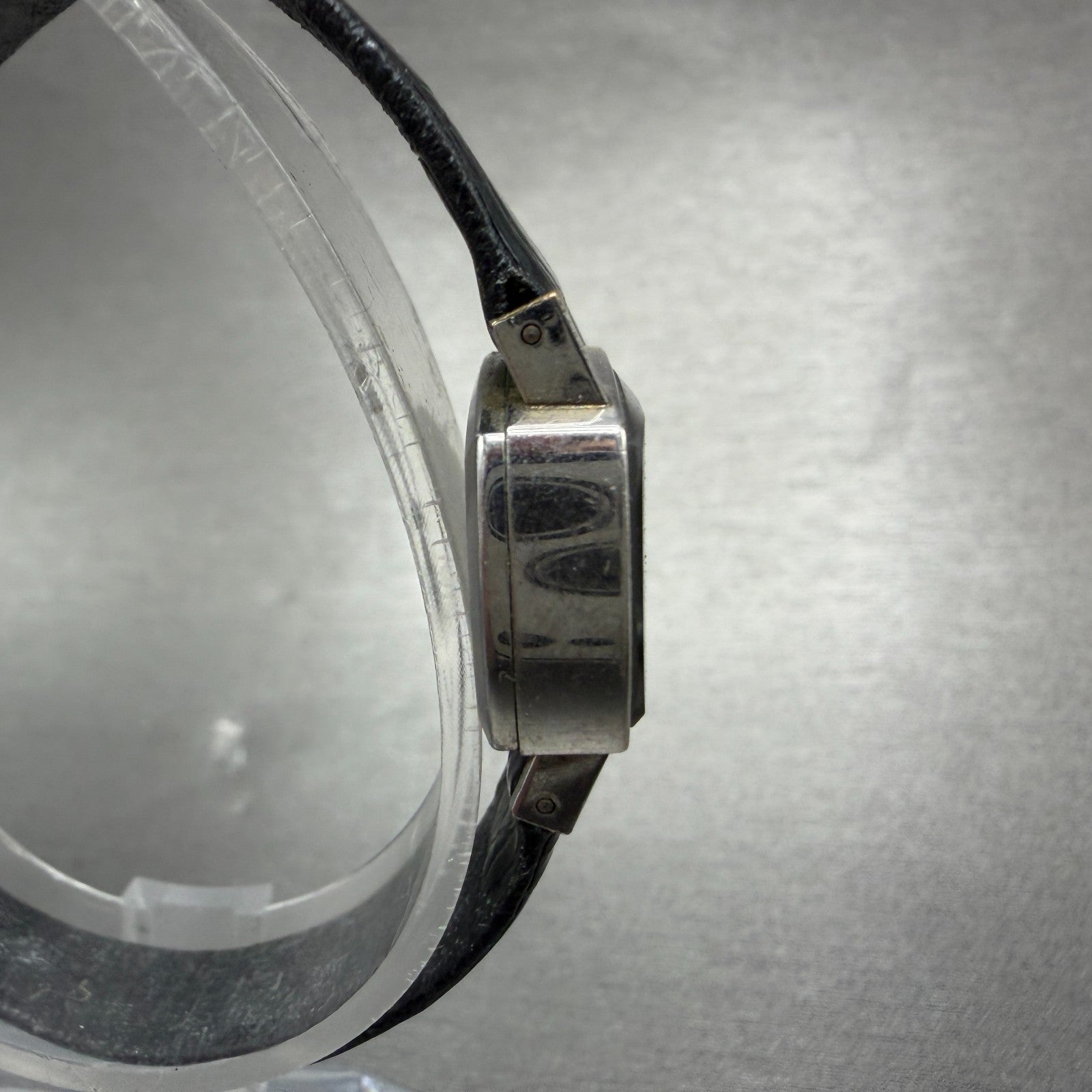 Tissot Sari Watch Women 24mm Silver Dial Silver Tone Rectangle Manual Wind PARTS4