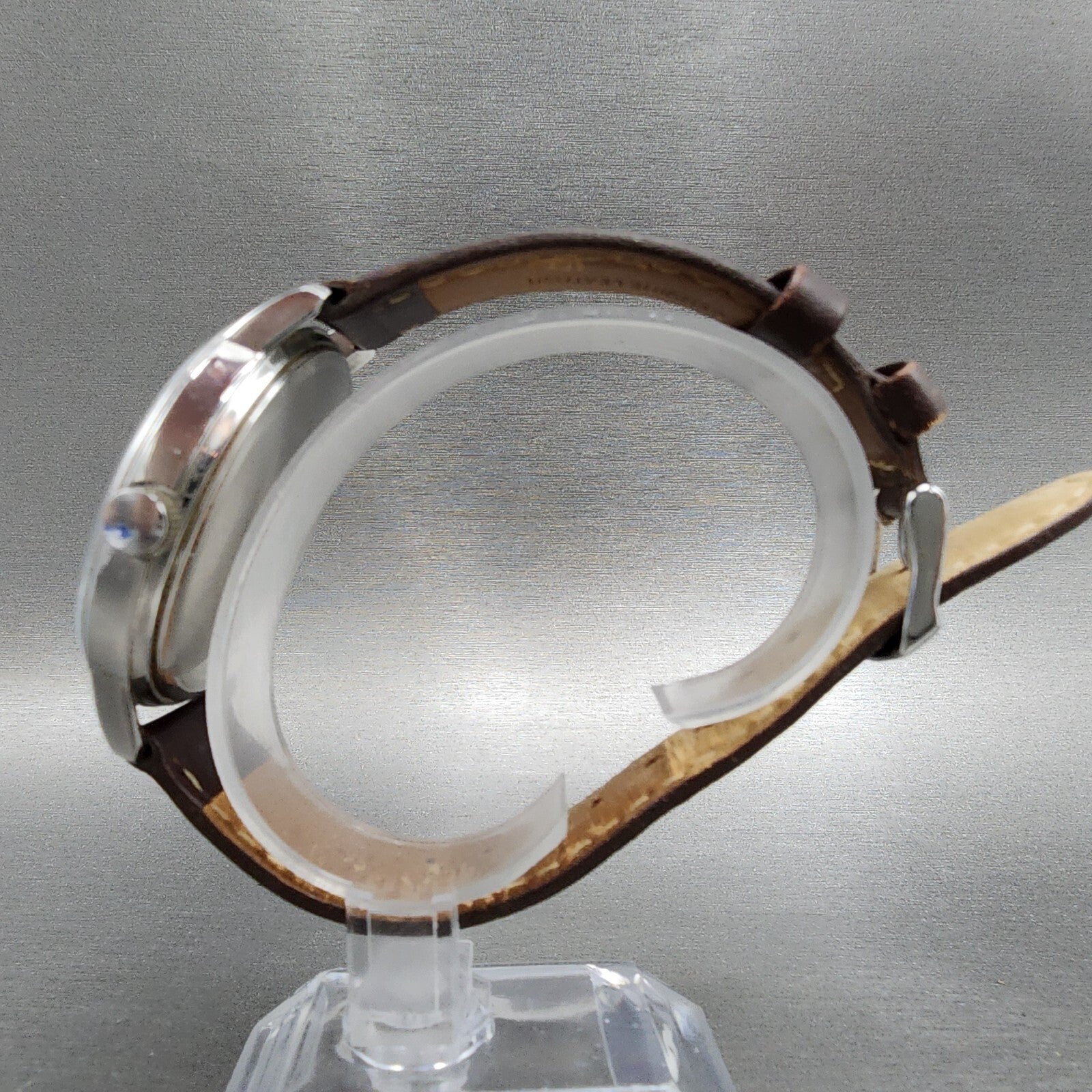 Timex Easy Reader Watch Men 43mm Cream Dial Silver Tone Round New Battery6