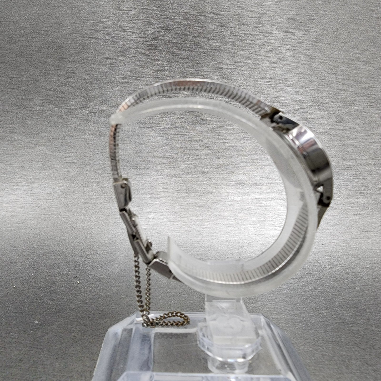 Tissot Watch Women 17mm Silver Dial Stainless Steel Manual Wind Runs Vintage8