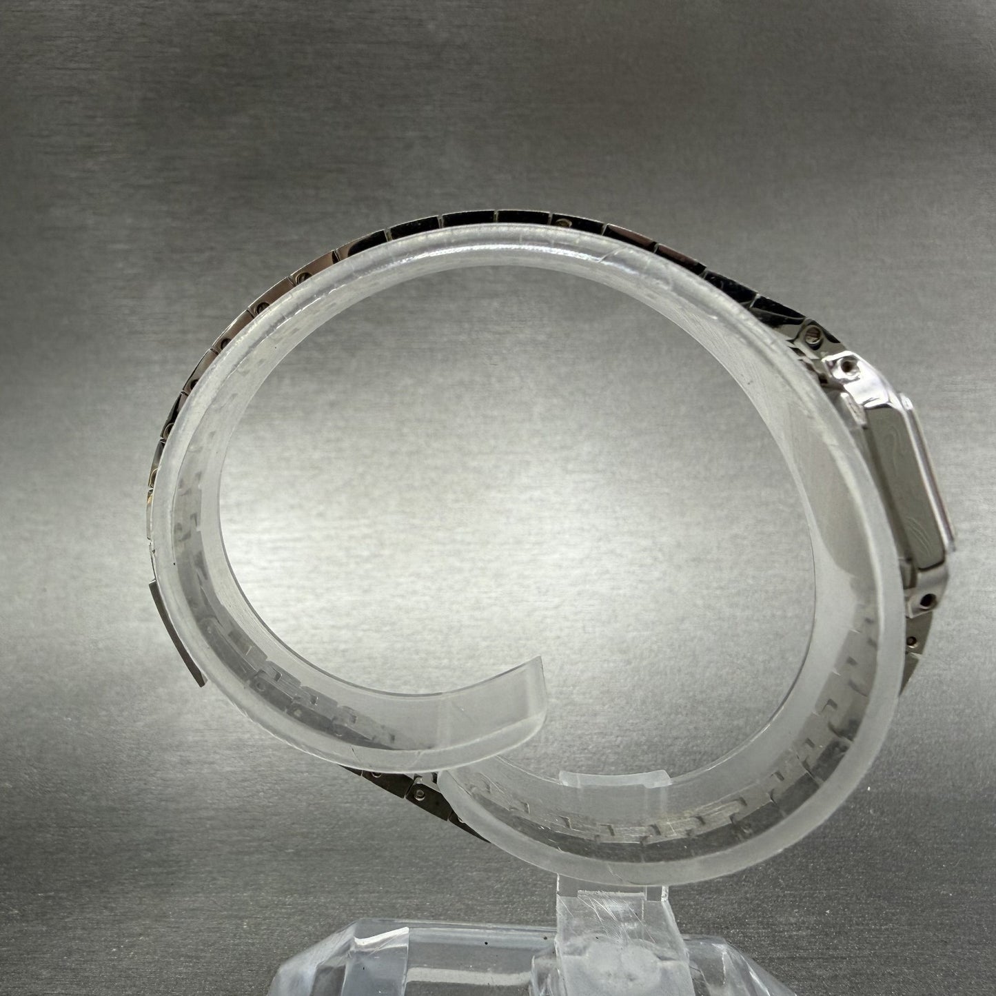 Citizen CQ Watch Women 13mm Silver Dial Silver Tone Rectangle New Battery NHJDS8