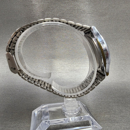 Casio MQ514 Watch Men 33mm Silver Dial Silver Tone Round New Battery8