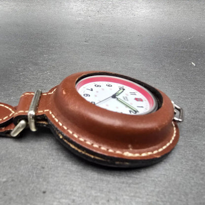 Victorinox Swiss Army Pocket Watch Men 48mm White Dial Silver Tone Round PARTS G4