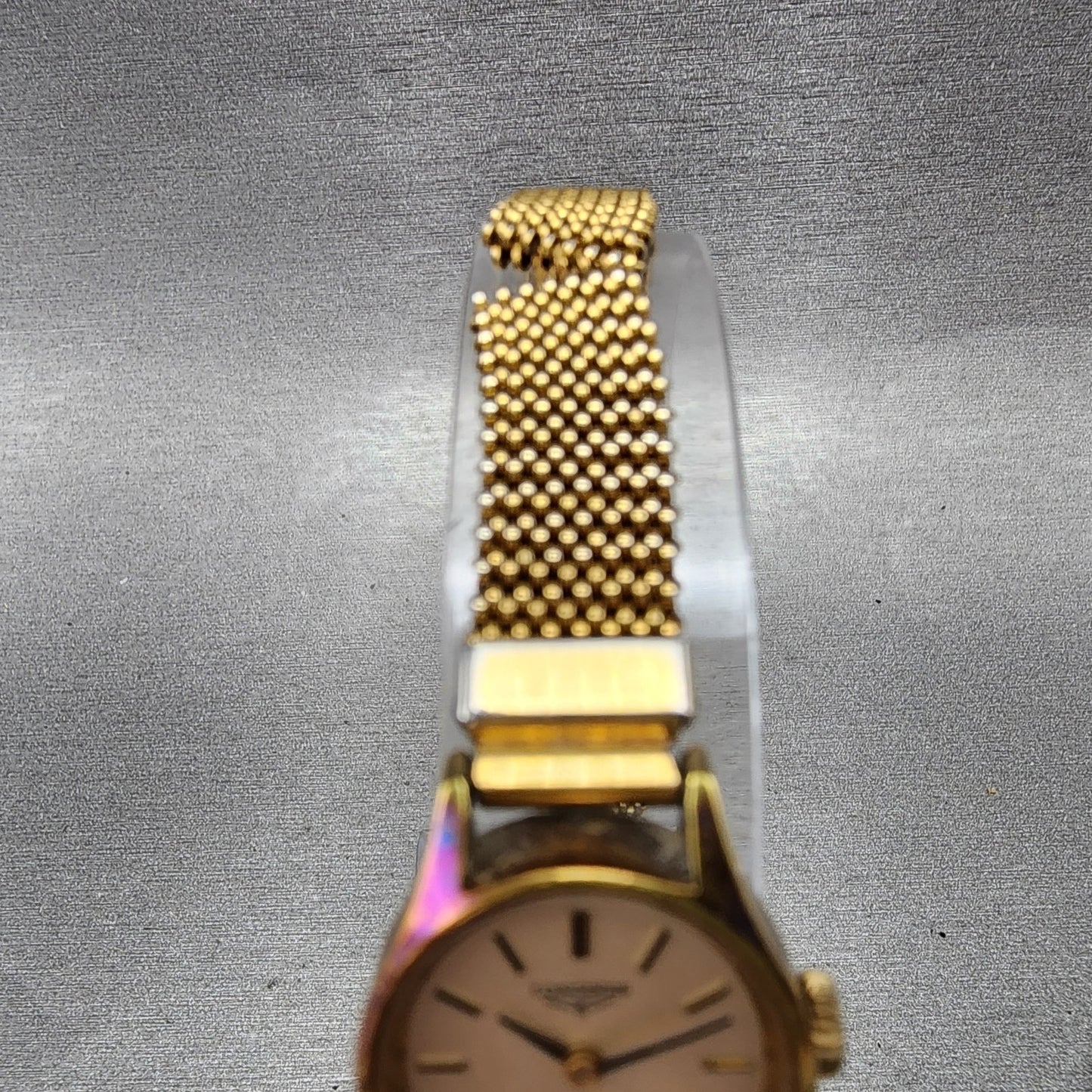 Longines Flagship Watch Women 19mm Champagne Dial Gold Plated Manual Wind Runs4