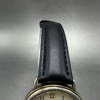 Seiko Avenue Watch Men 31mm Champagne Dial Gold Tone Round 5P31-6220 NewBat READ4