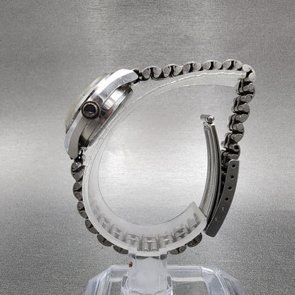 Seiko Matic Lady watch Women 22mm Silver Dial Silver Tone Date 25170200 PARTS7