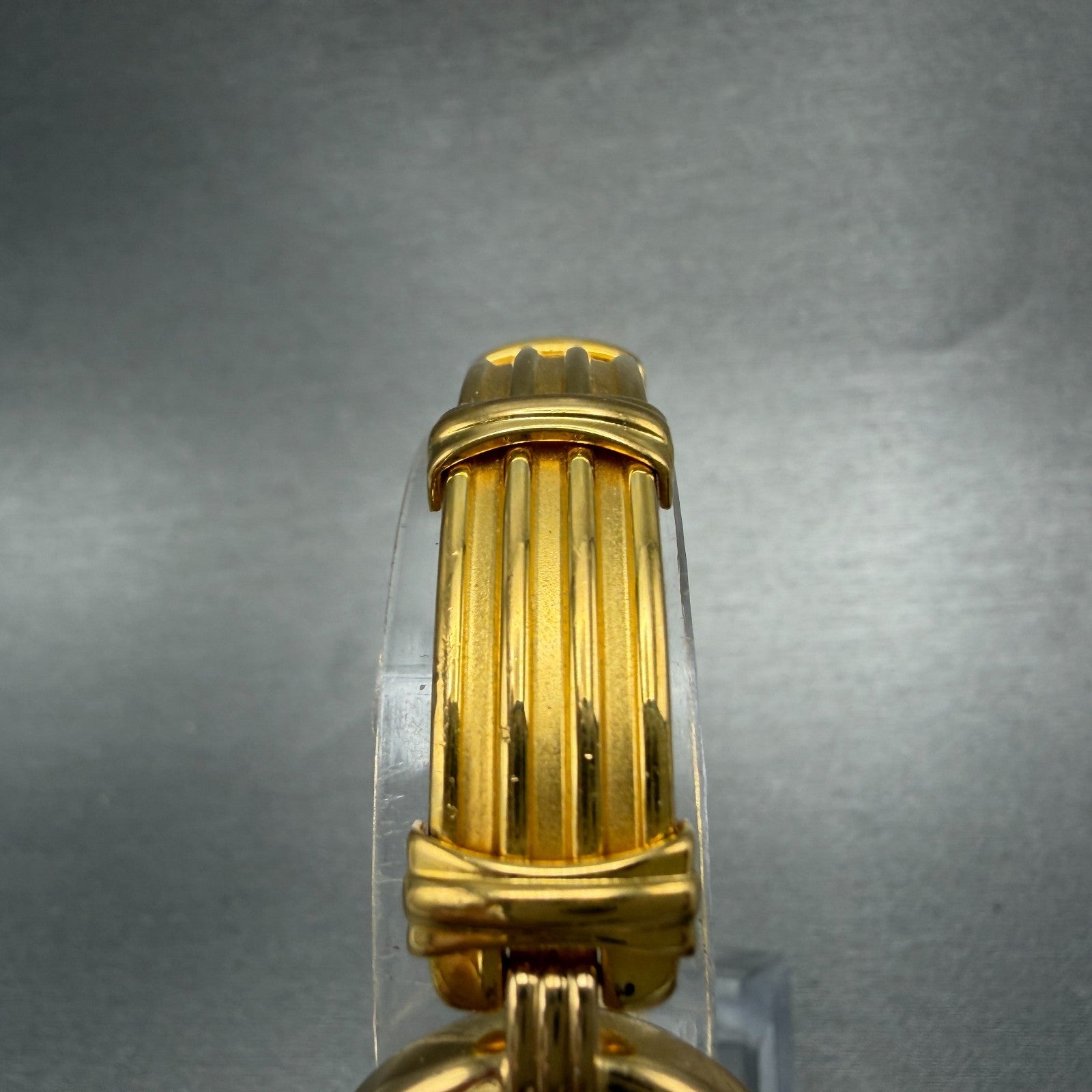 Seiko Watch Women 21mm Champagne Dial Gold Tone Round V400-1400 New Battery4