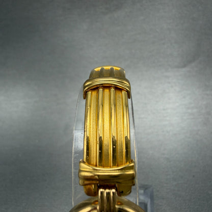 Seiko Watch Women 21mm Champagne Dial Gold Tone Round V400-1400 New Battery4