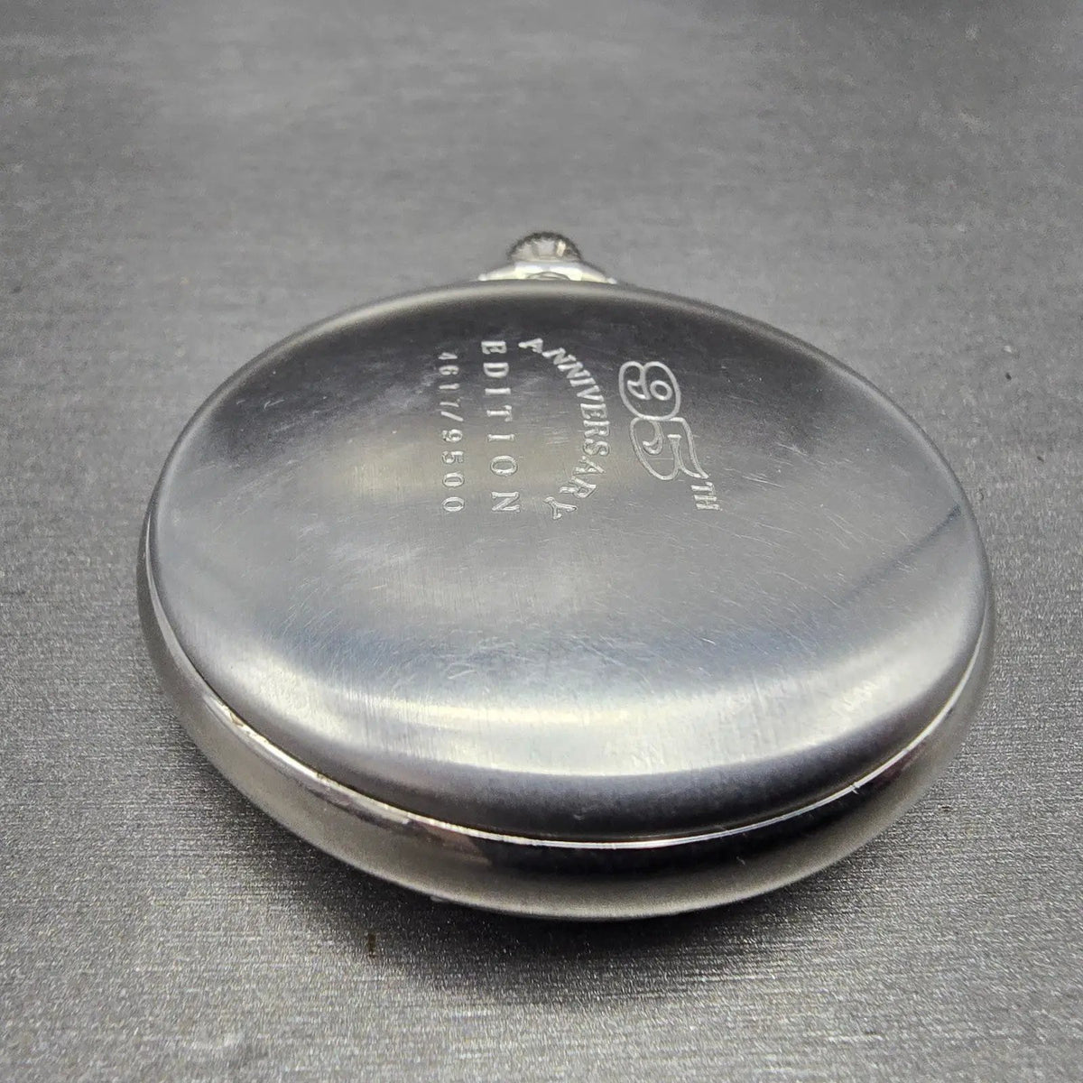 Harley Davidson Pocket Watch Men 50mm White Dial Silver Small Seconds New Batt10