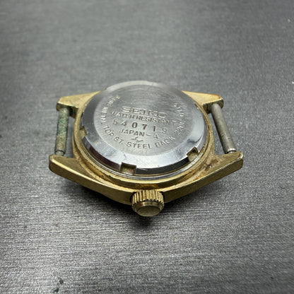 Seiko Automatic Watch Women 25mm Brown Dial Gold Tone Daydate 22060119 PARTS9