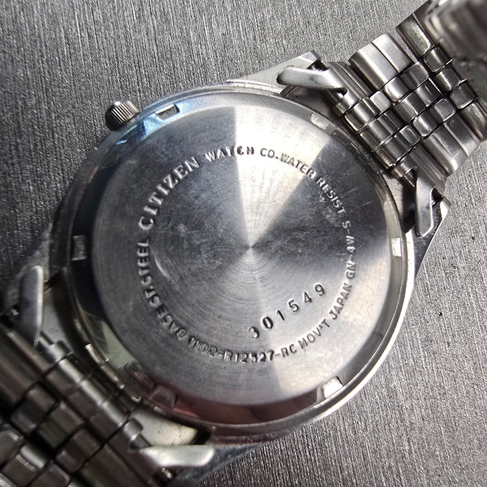 Citizen President Watch Men 35mm Blue Dial Silver Daydate 1102-R12527 New Batt10