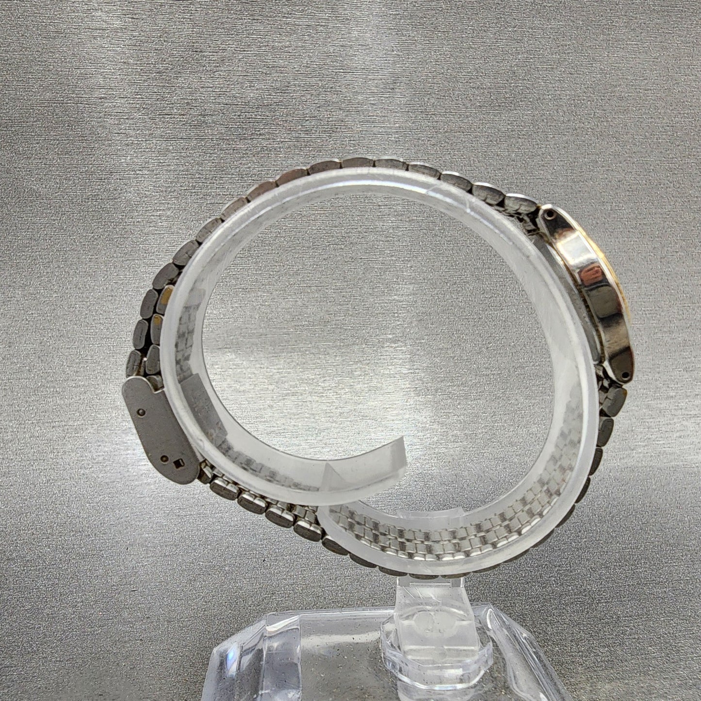 Seiko SX Watch Women 19mm Cream Dial Two Tone Round V4010281 New Battery VTG9