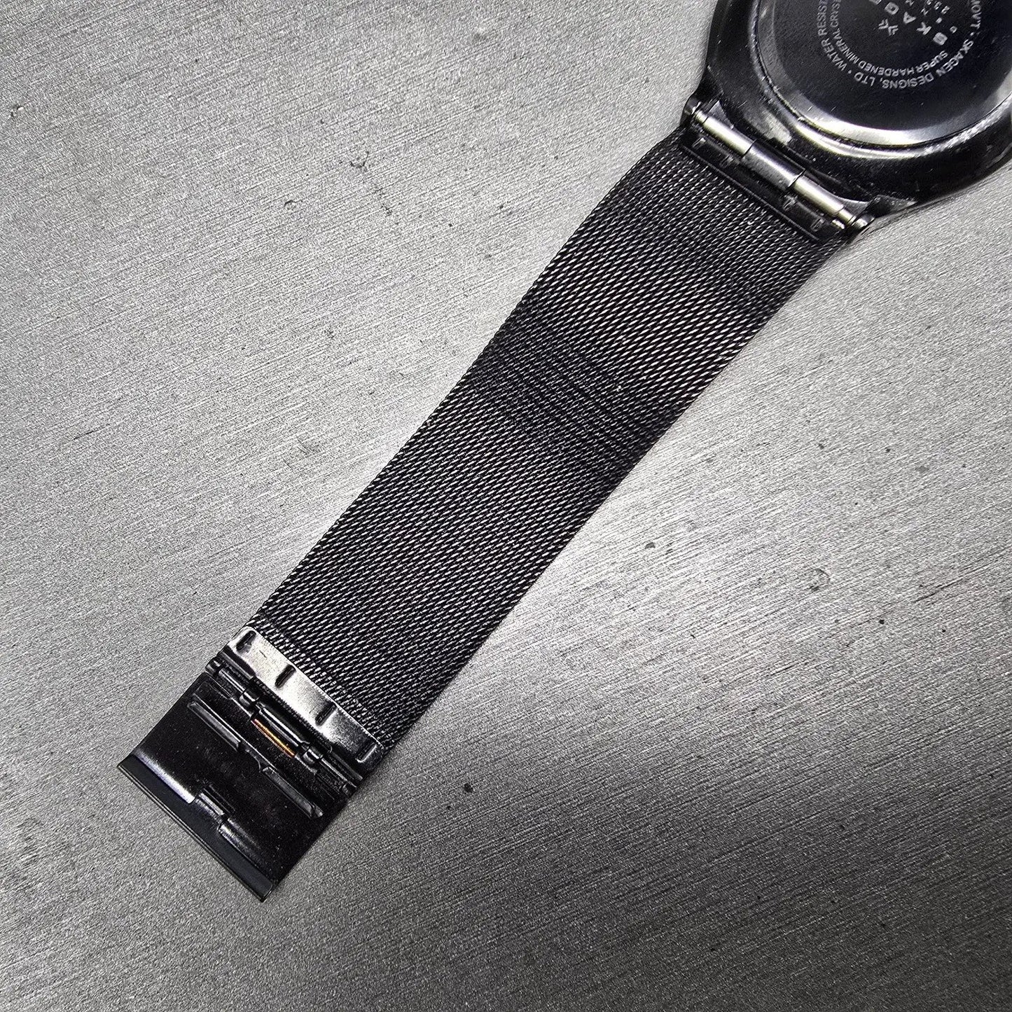 Skagen Denmark Watch Men 37mm Black Dial Titanium Date Round 233XLTMB New Batt J7