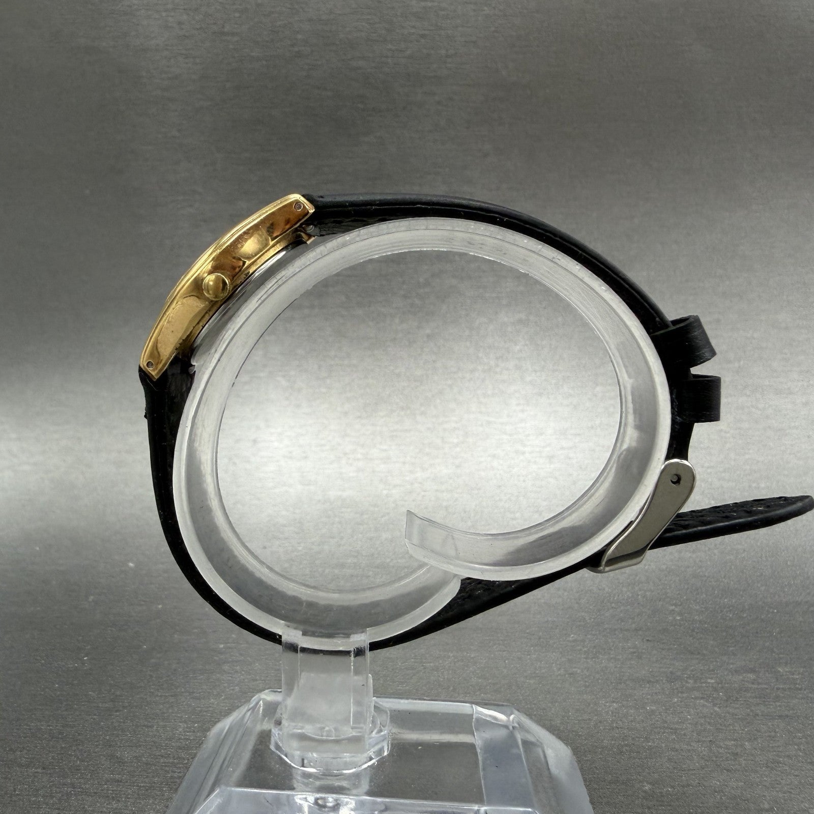 Seiko Watch Women 22mm Champagne Dial Gold Tone Daydate 7n83-6021 New Battery KQ6