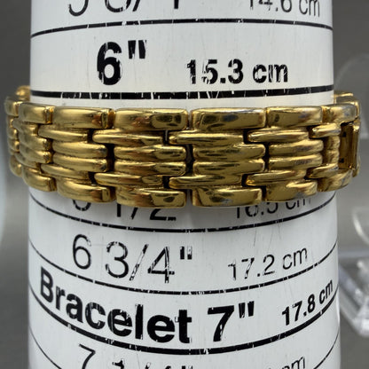 Seiko Tank Watch Women 14mm Champagne Dial Gold Tone 2E207191 New Battery10