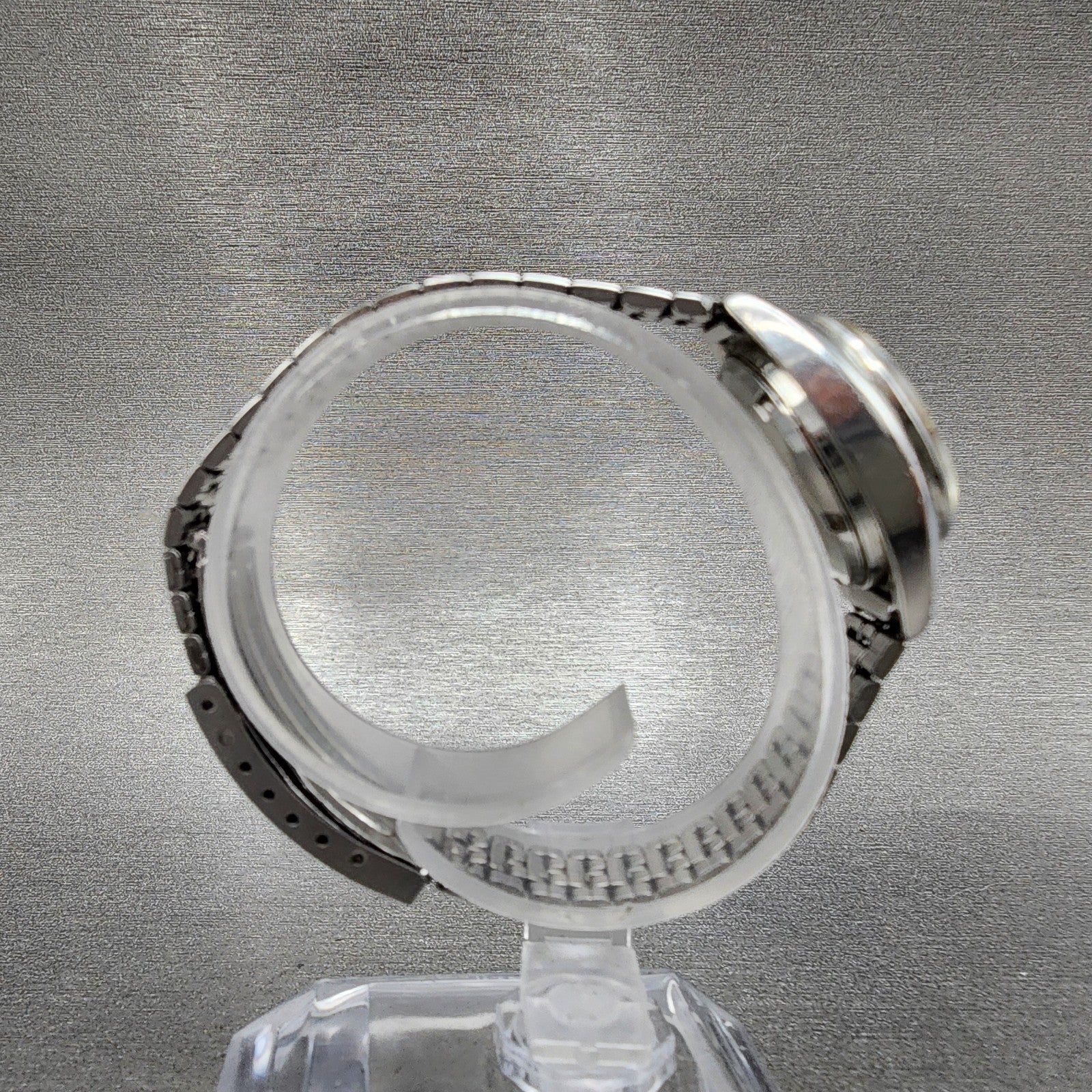 Seiko Automatic Watch Women 24mm Silver Dial Silver Tone Daydate 27060080 Runs8