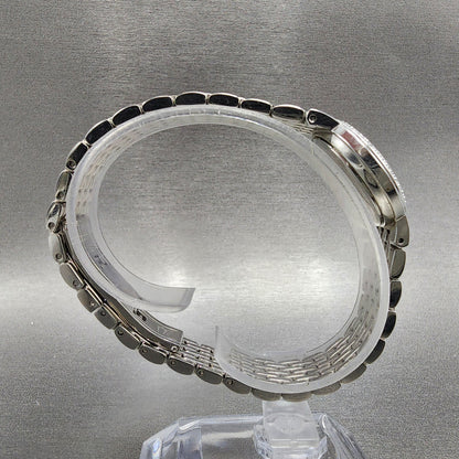 Bulova Watch Women 26mm White Dial Silver Tone Round Date 96r203 New Battery