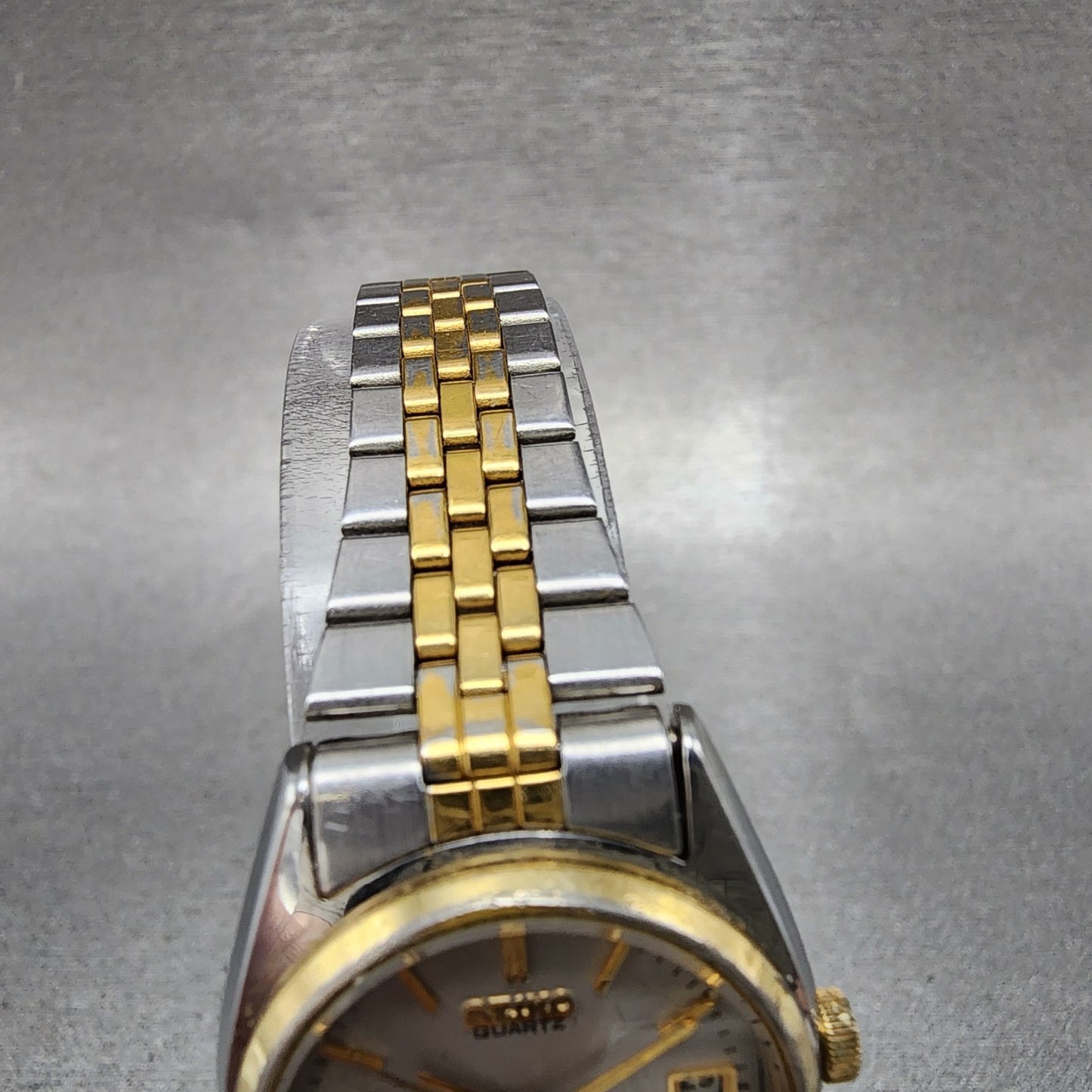 Seiko Watch Women 24mm Silver Dial Two Tone Daydate Round 3Y030010 New batt4