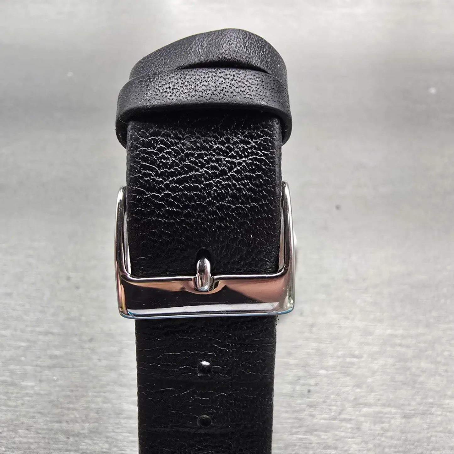 Skagen Steel Watch Men 35mm Black Dial Silver Tone Round 18LSLB New Battery7