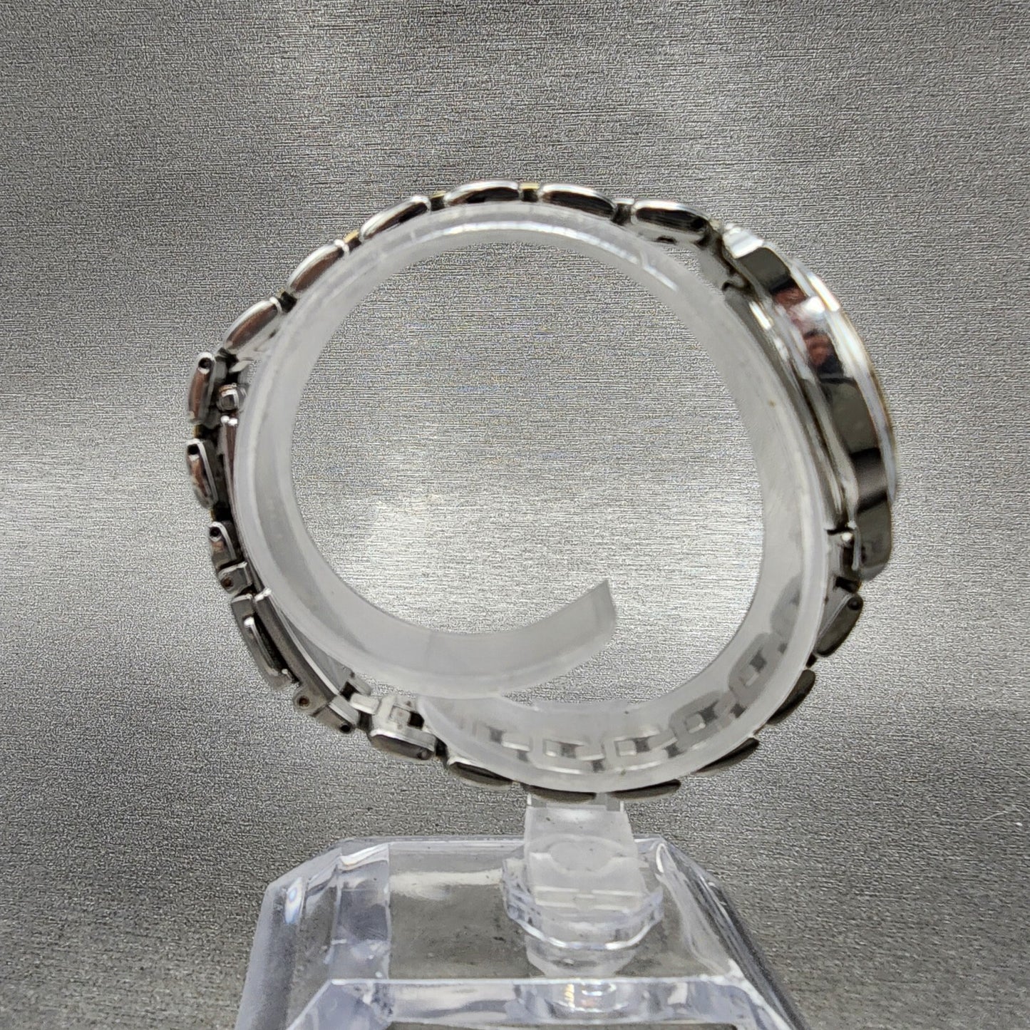 Citizen EcoDrive Watch Women 19mm MOP Dial Two Tone Oval E033K006520 Runs8
