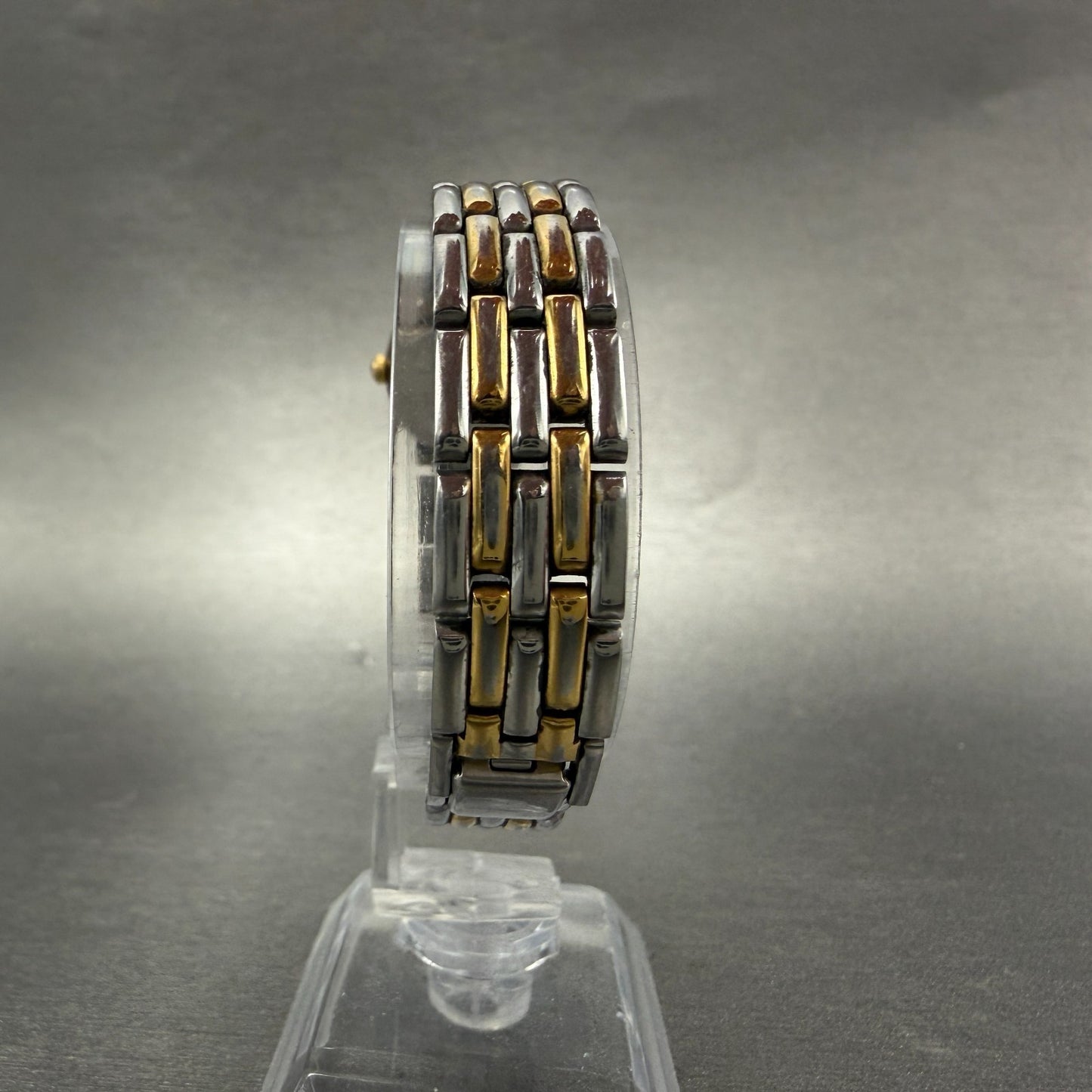 Seiko Watch Women 20mm Silver Dial Two Tone Round Vintage 1N00-0G69 New Battery37