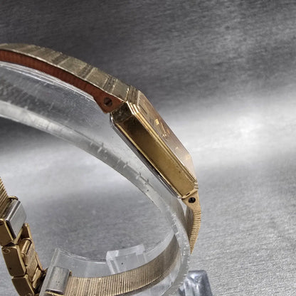 Seiko Lassale Watch Women 13mm Champagne Dial Gold Tone 1320-5609 New Battery3