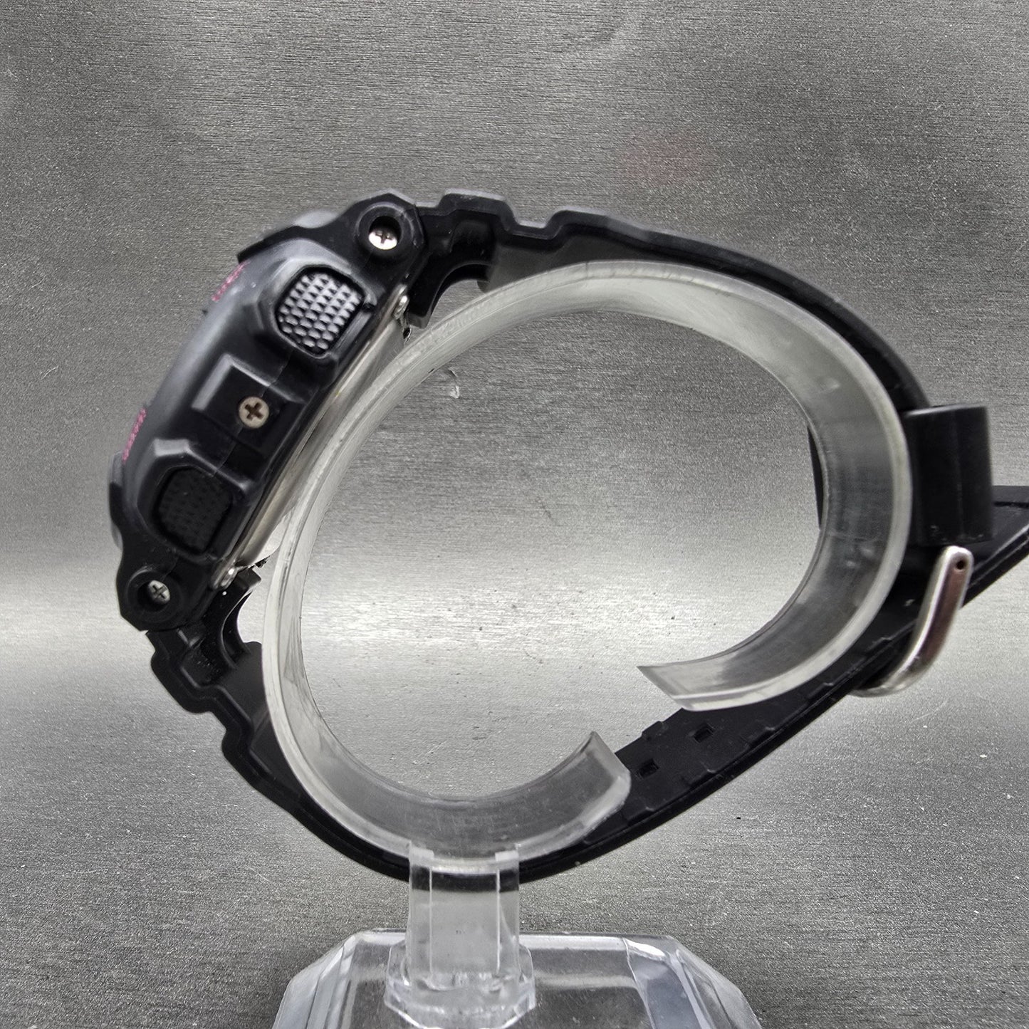 Casio Baby-G BA-111 Watch Women 43mm Pink Black Alarm Chronograph New Battery6