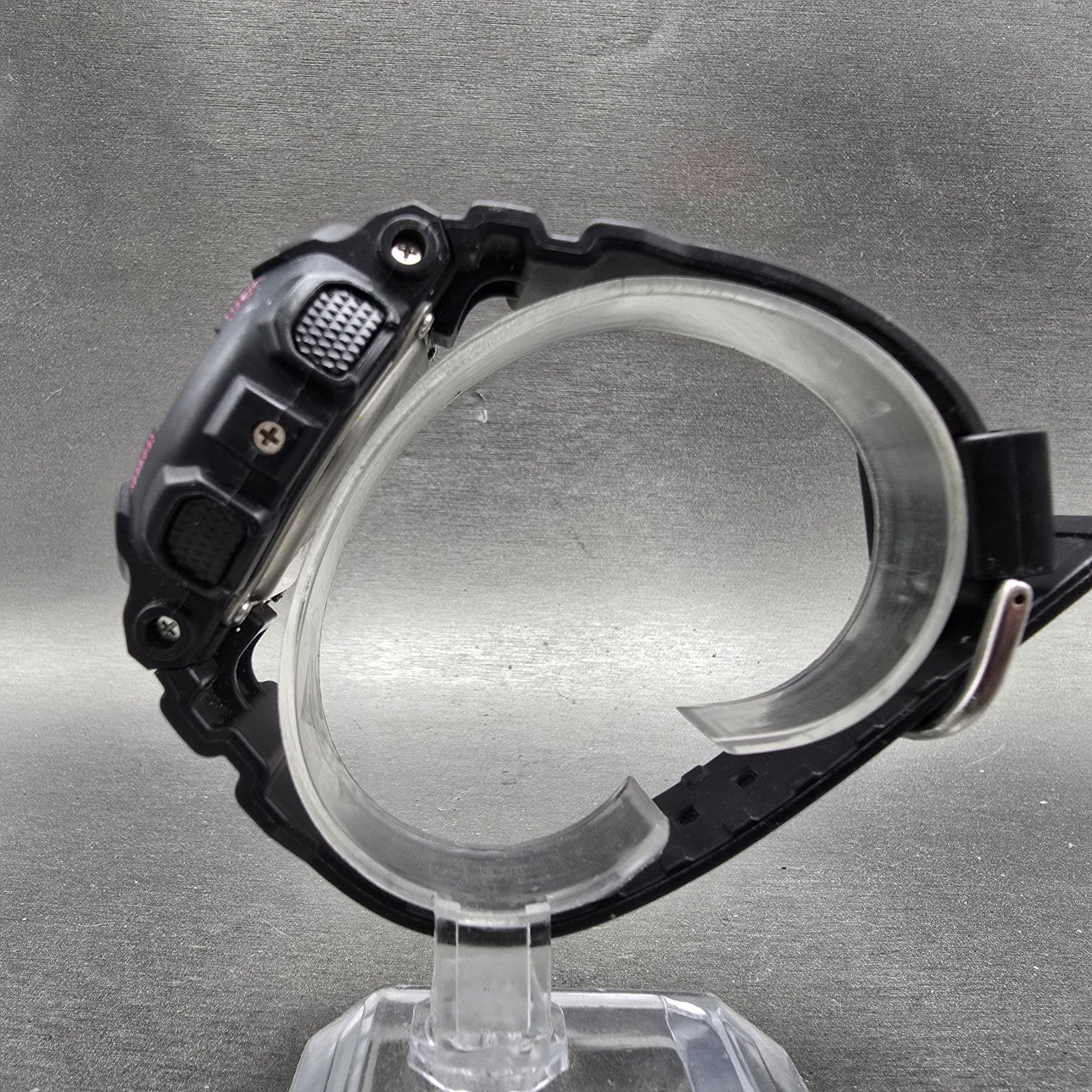 Casio Baby-G BA-111 Watch Women 43mm Pink Black Alarm Chronograph New Battery6