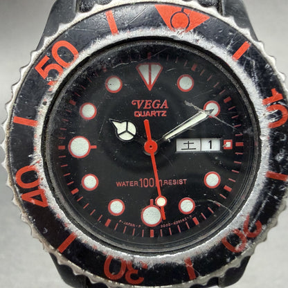 Citizen Vega Dive Watch Women 33mm Black Dial Black Tone Daydate New Battery1