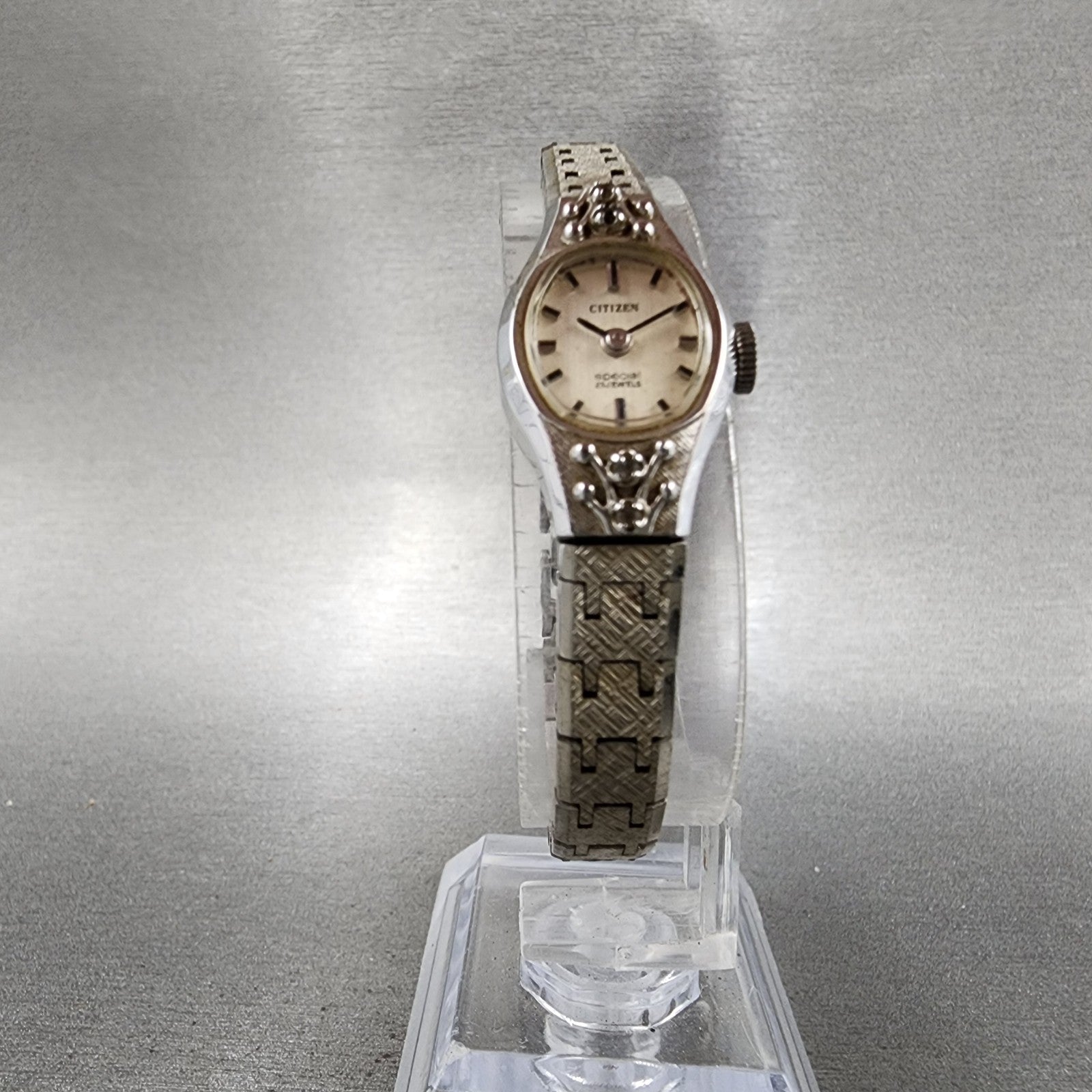 Citizen Special Watch Women 15mm Silver Dial Silver Tone Manual 4673247 Runs5
