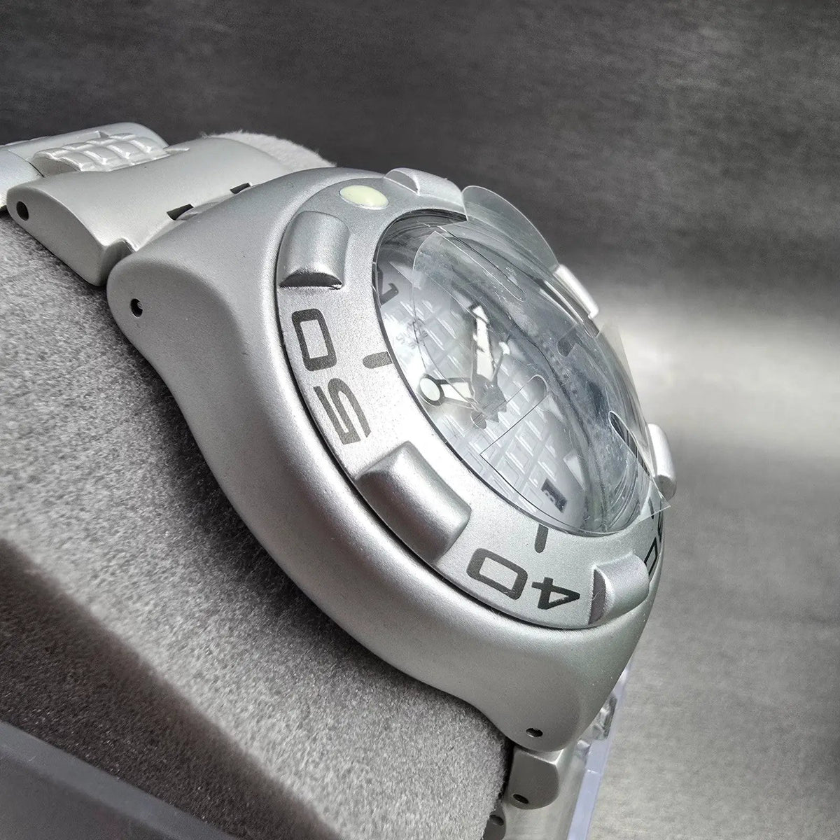 Swatch Scuba James Bond The Spy Who Loved Me Watch Men YDS4014AG New Battery NOS3