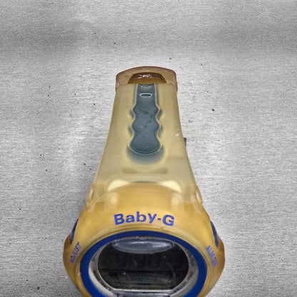 Casio Baby-G BG-163 Watch Women 42mm Yellow Blue Alarm Chronograph New Battery4