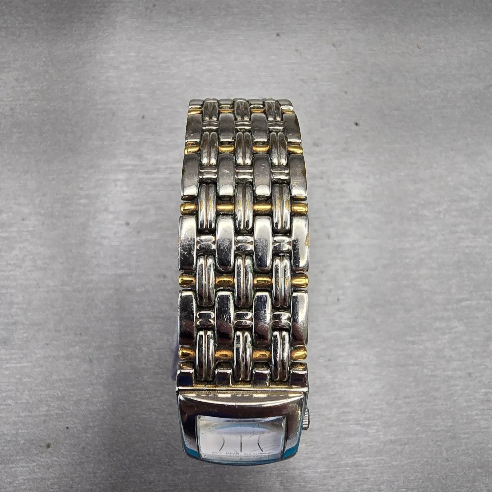 Seiko Watch Women 19mm White Dial Silver Tone Rectangle 1N01-5010 New Battery4