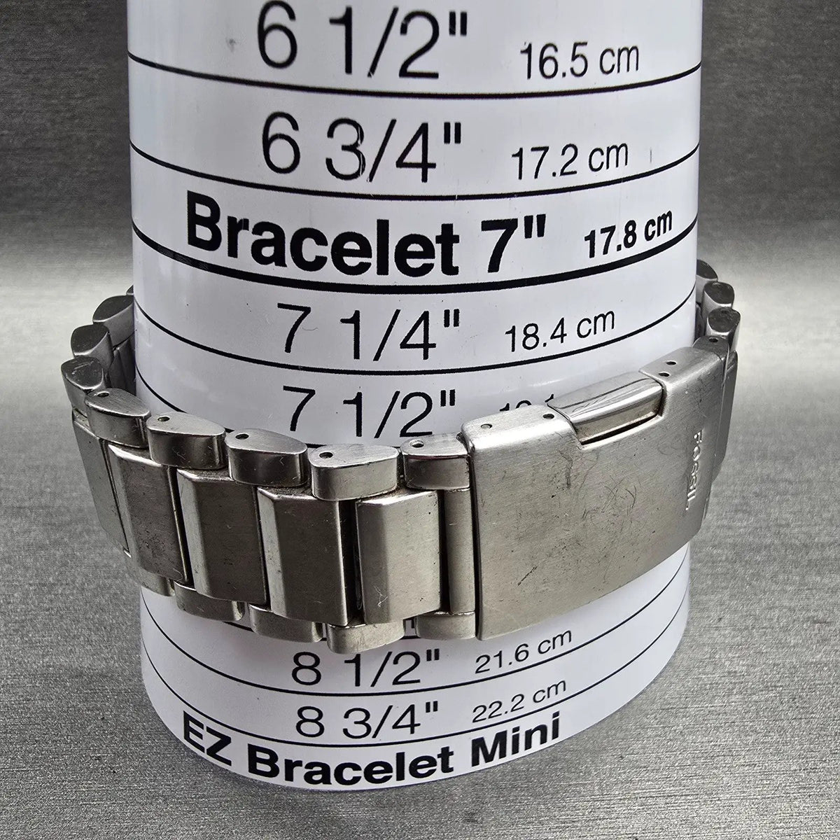 Fossil Arkitekt Watch Men 38mm Silver Dial Silver Tone Date FS-4380 New Battery9