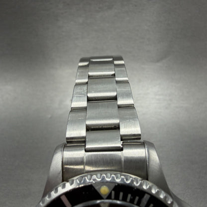 Seapro Dive Watch Men 40mm Black Dial Silver Tone Date Automatic Runs4
