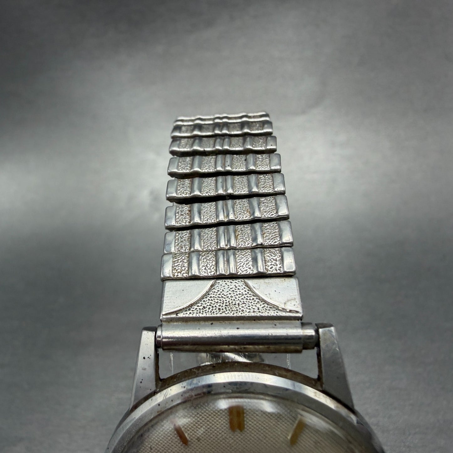 Seiko Lauer Watch Men 35mm Silver Dial Silver Tone Round Manual J14014 PARTS VTG5