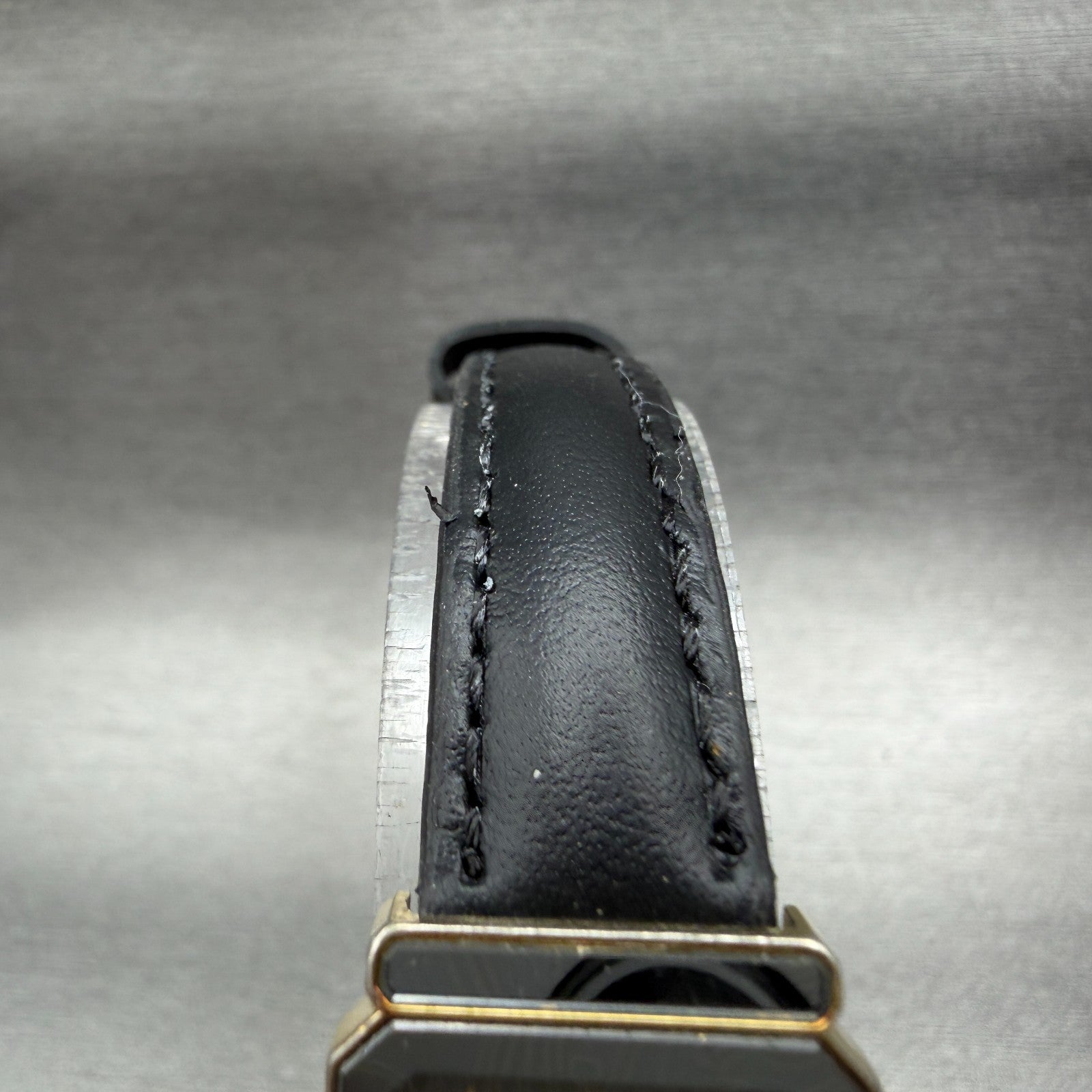 Seiko Lassale Tank Watch Women 18mm Gray Dial Two Tone 12305319 New Battery4