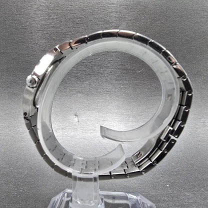 Movado Sports Edition Watch Women 27mm MOP Dial Silver Diamonds New Battery6